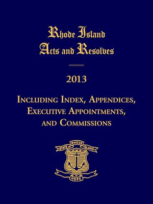 cover image of Rhode Island Public Laws
